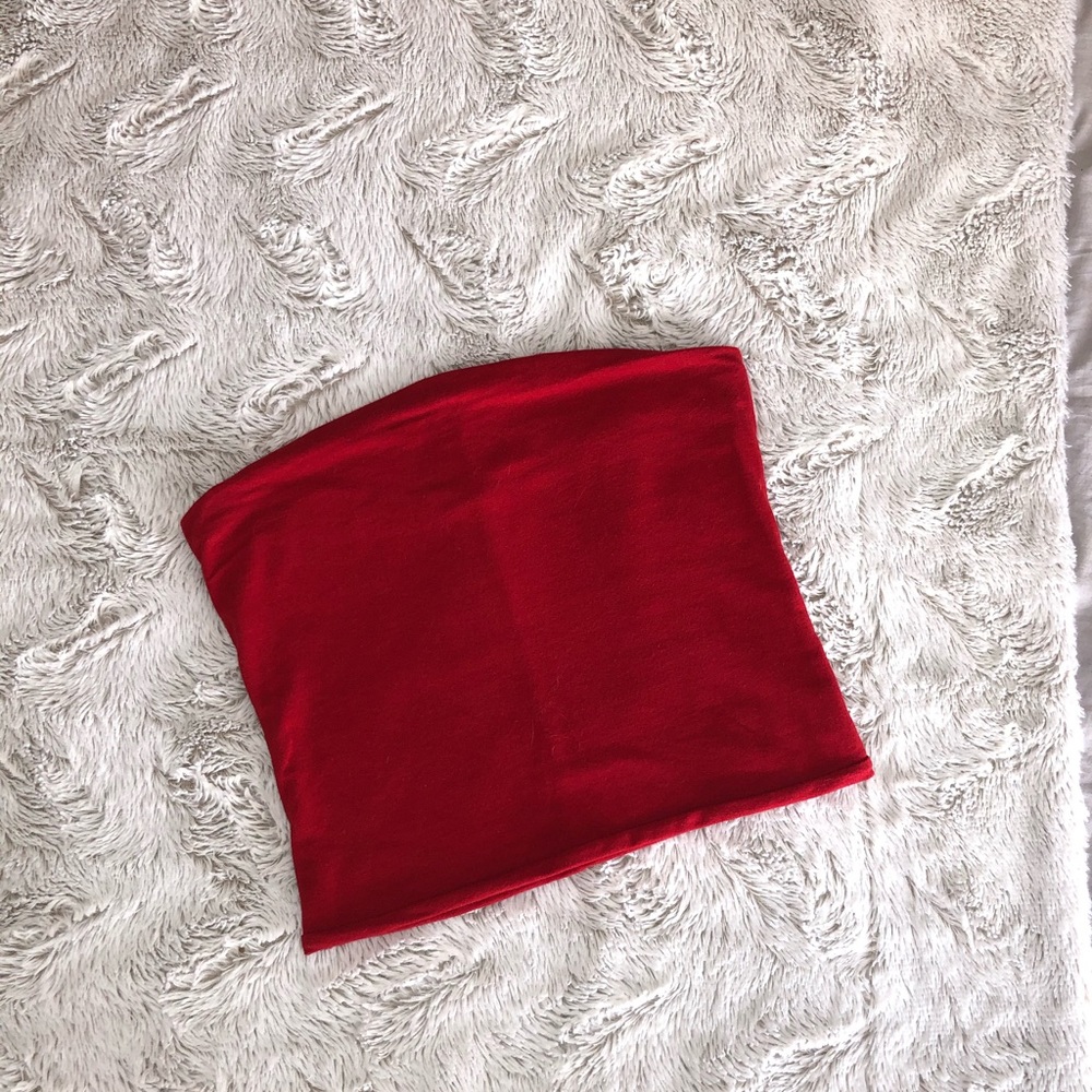 Brandy Melville Red Tube Top